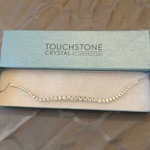 NIB Touchstone Crystal CZ/Sterling necklace